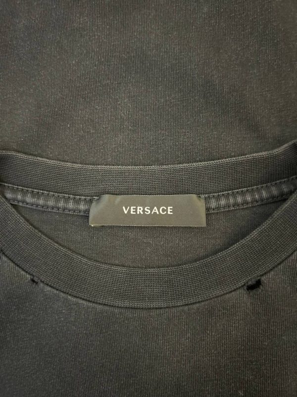 Versace Distressed Logo T-Shirt