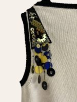 Prada Sequin Cashmere Top