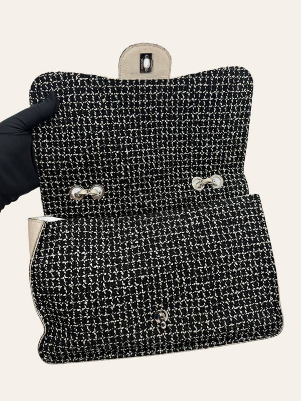 Chanel Tweed Maxi Flap