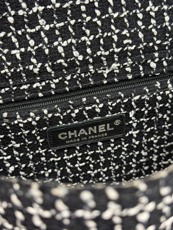 Chanel Tweed Maxi Flap