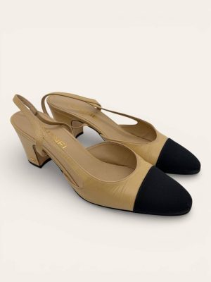 Chanel Slingback Heels