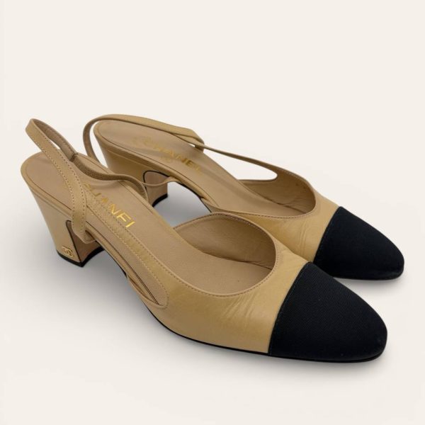 Chanel Slingback Heels